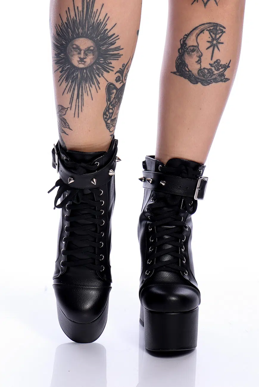 Bota Coturno Spikes Rebel Queen - Imagem 5