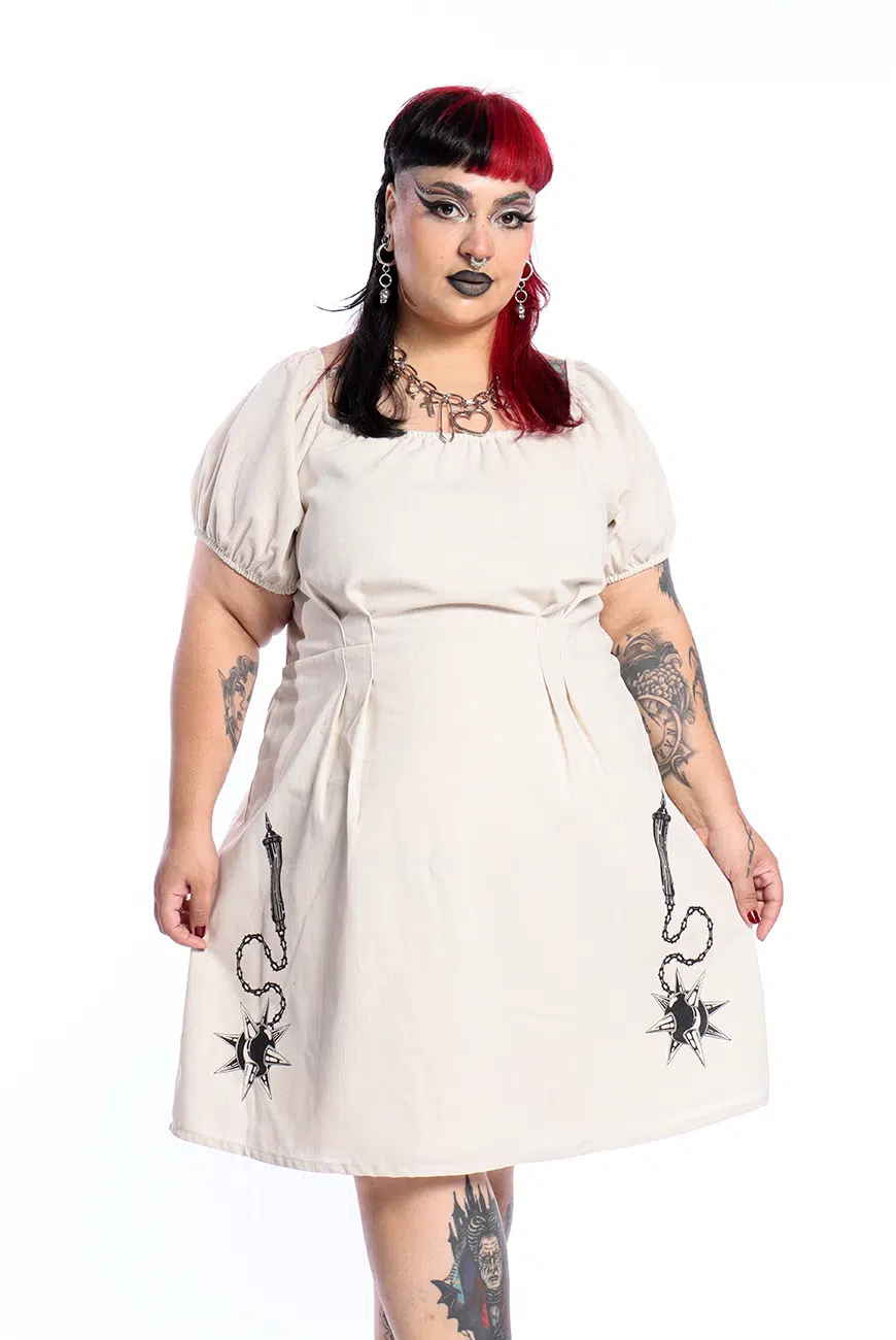 Vestido Babydoll Cru Morningstar - Imagem 3
