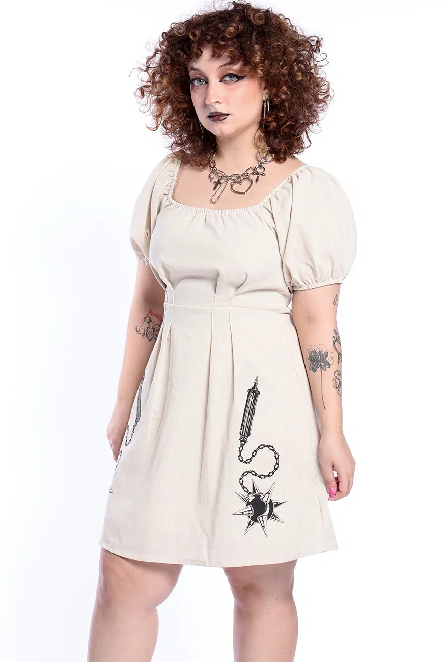 Vestido Babydoll Cru Morningstar - Imagem 4