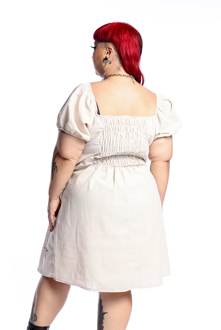 Vestido Babydoll Cru Morningstar - Imagem 9