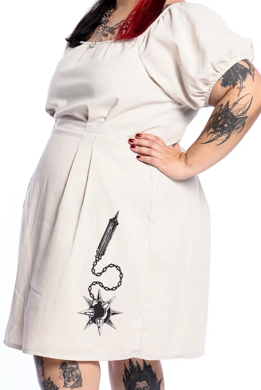 Vestido Babydoll Cru Morningstar - Imagem 10