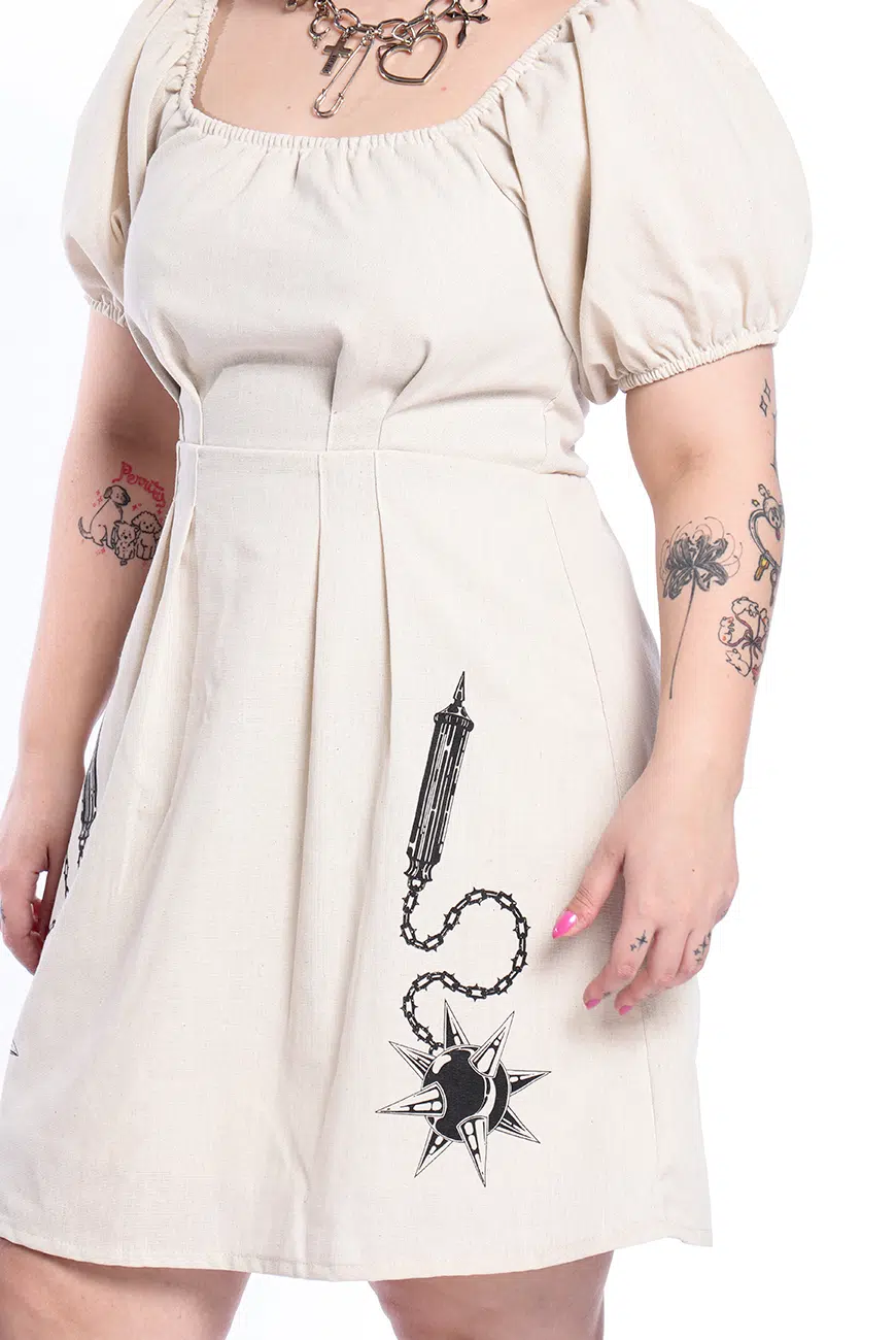 Vestido Babydoll Cru Morningstar - Imagem 11