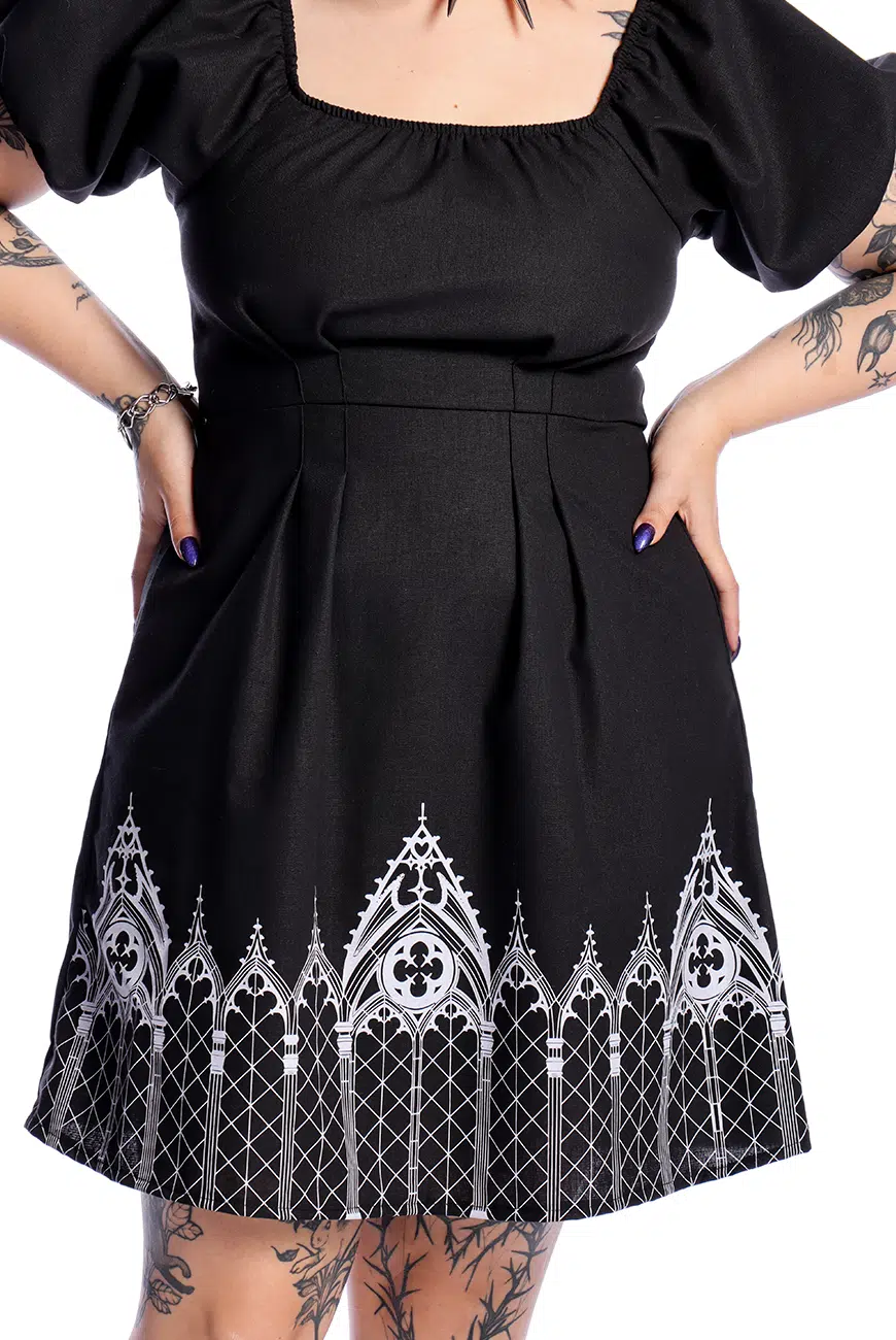 Vestido Babydoll Preto Catedral - Imagem 10