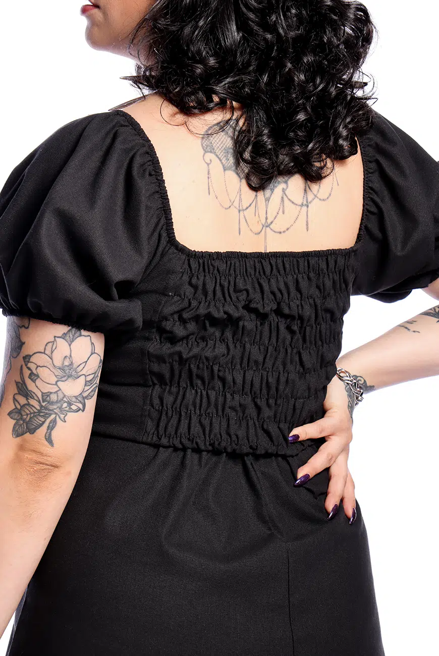 Vestido Babydoll Preto Catedral - Imagem 11