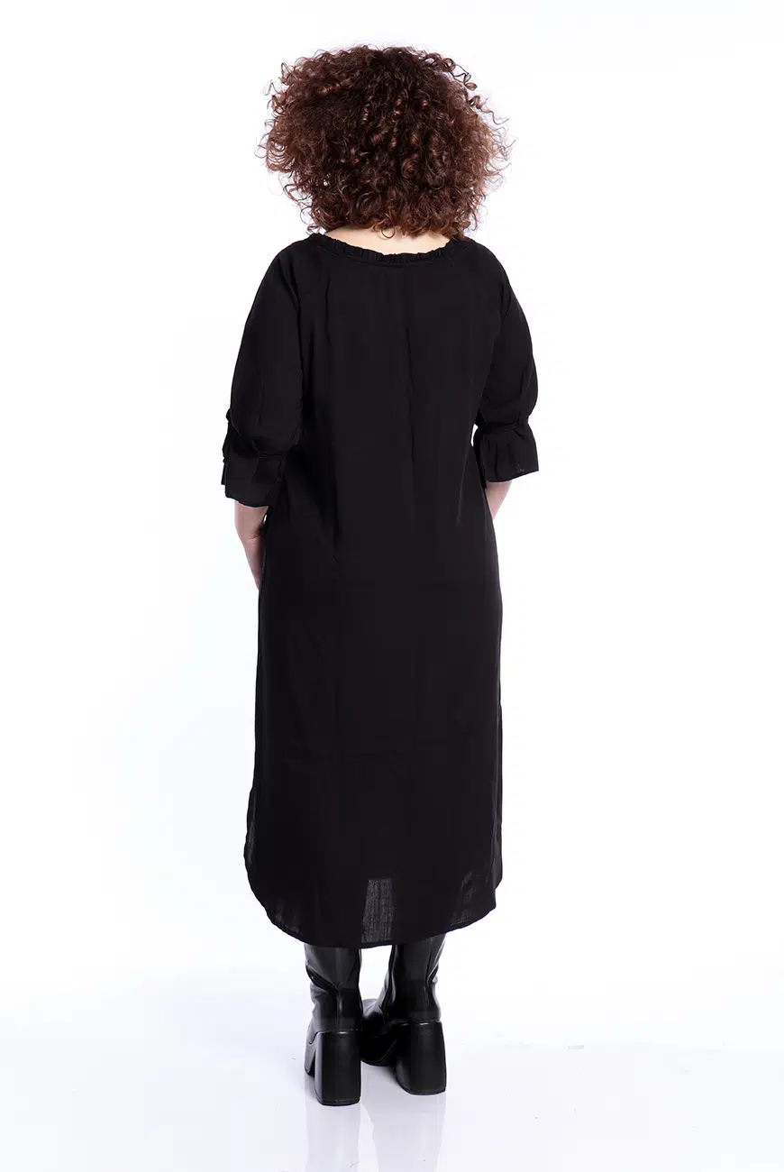 Vestido Camisa Preto Haunted - Imagem 6