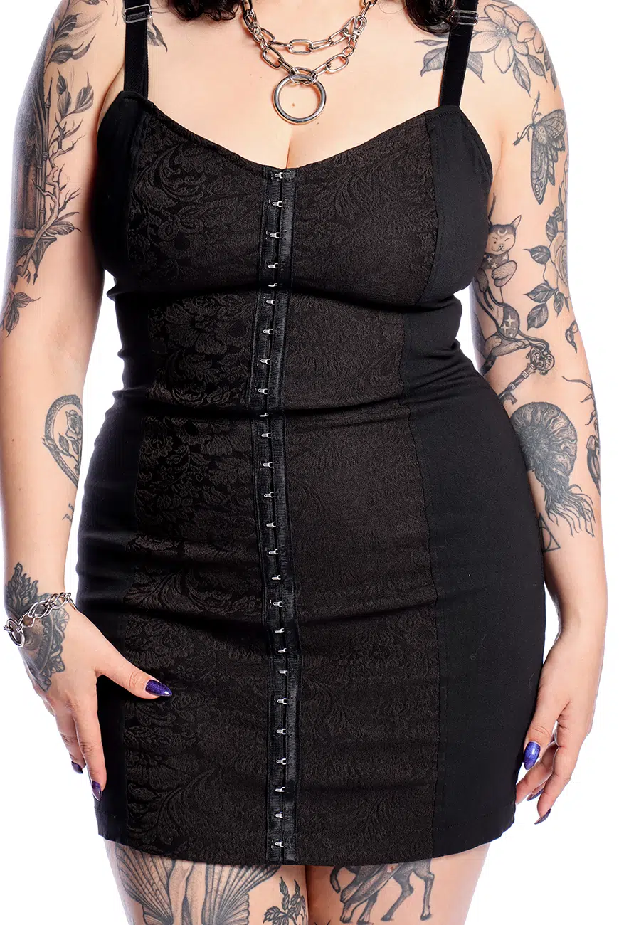 Vestido Justo Colchetes Taylor - Imagem 10