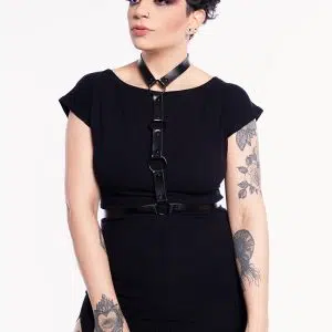 Harness de Corpo Black Abaddon