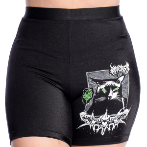 Bermuda Biker Preta Meowtivation