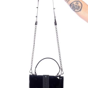 Bolsa Verniz Spikes Vamp