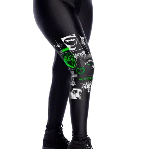 Calça Legging Preta Meowtivation