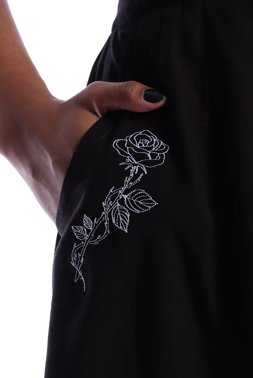 Saia Midi Bolsos Rose - Imagem 11