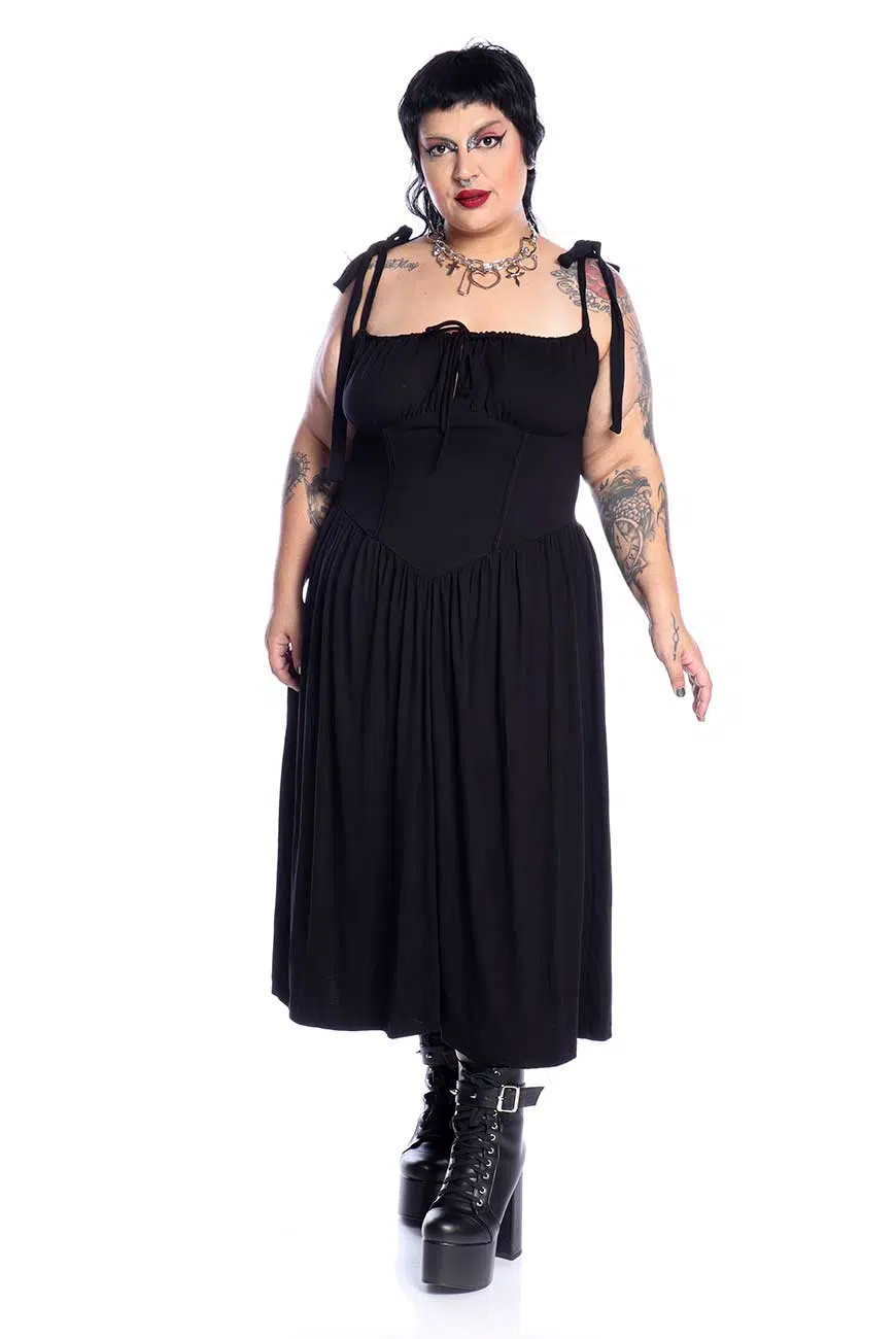 Vestido Midi Corpete Nautilus - Imagem 3
