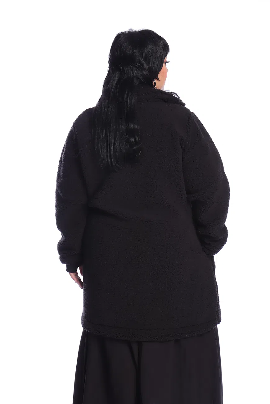 Casaco Pelúcia Preto Widow - Imagem 8
