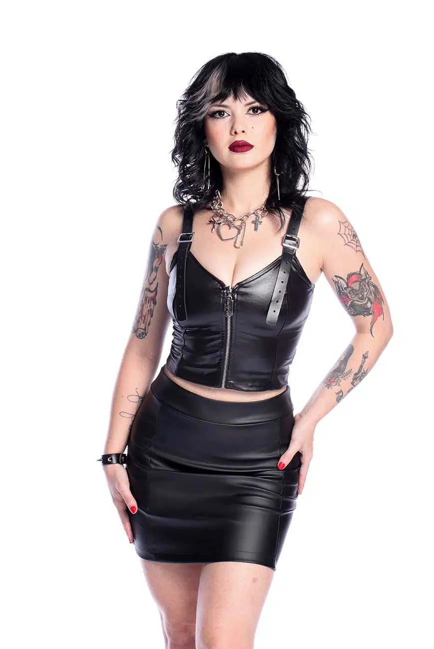 Saia Justa PU Vengeful - Imagem 9