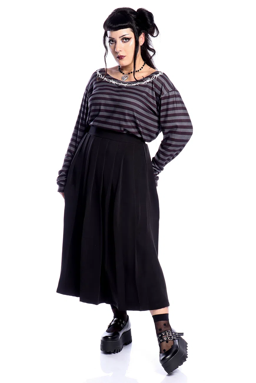 Saia Longa Pregas Sukeban - Imagem 3
