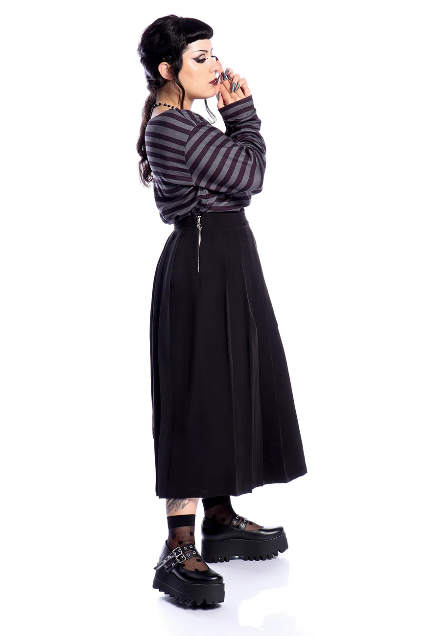 Saia Longa Pregas Sukeban - Imagem 5