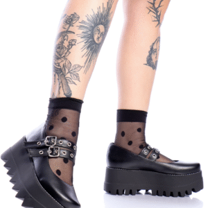 Sapato Boneca Preto Voodoo