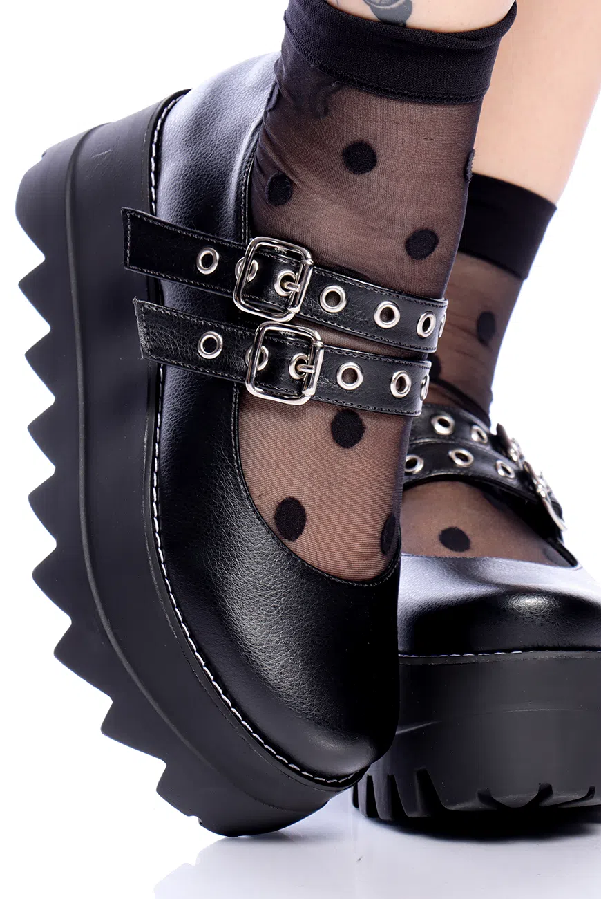 Sapato Boneca Preto Voodoo - Imagem 7