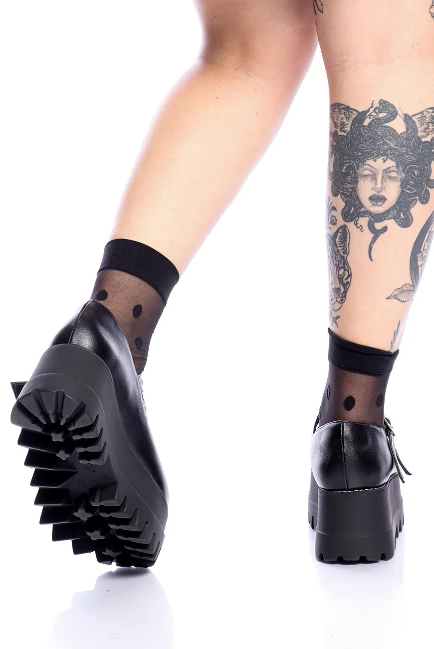 Sapato Boneca Preto Voodoo - Imagem 8