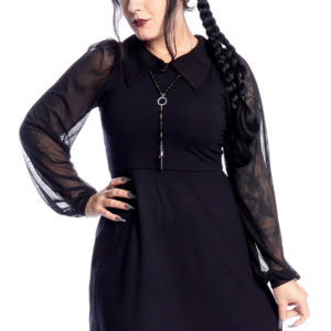 Vestido Manga Longa Tule Gloom