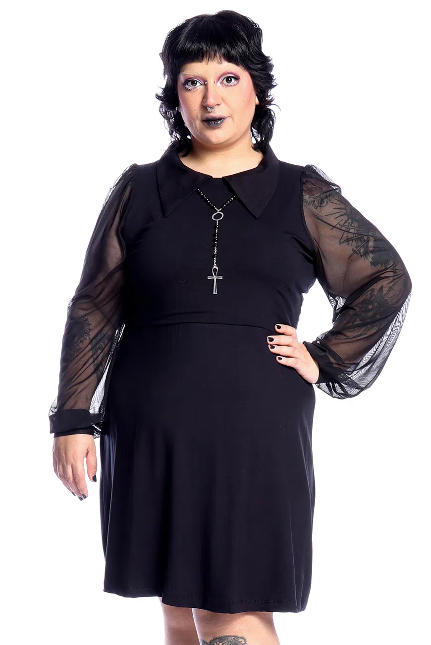 Vestido Manga Longa Tule Gloom - Imagem 3