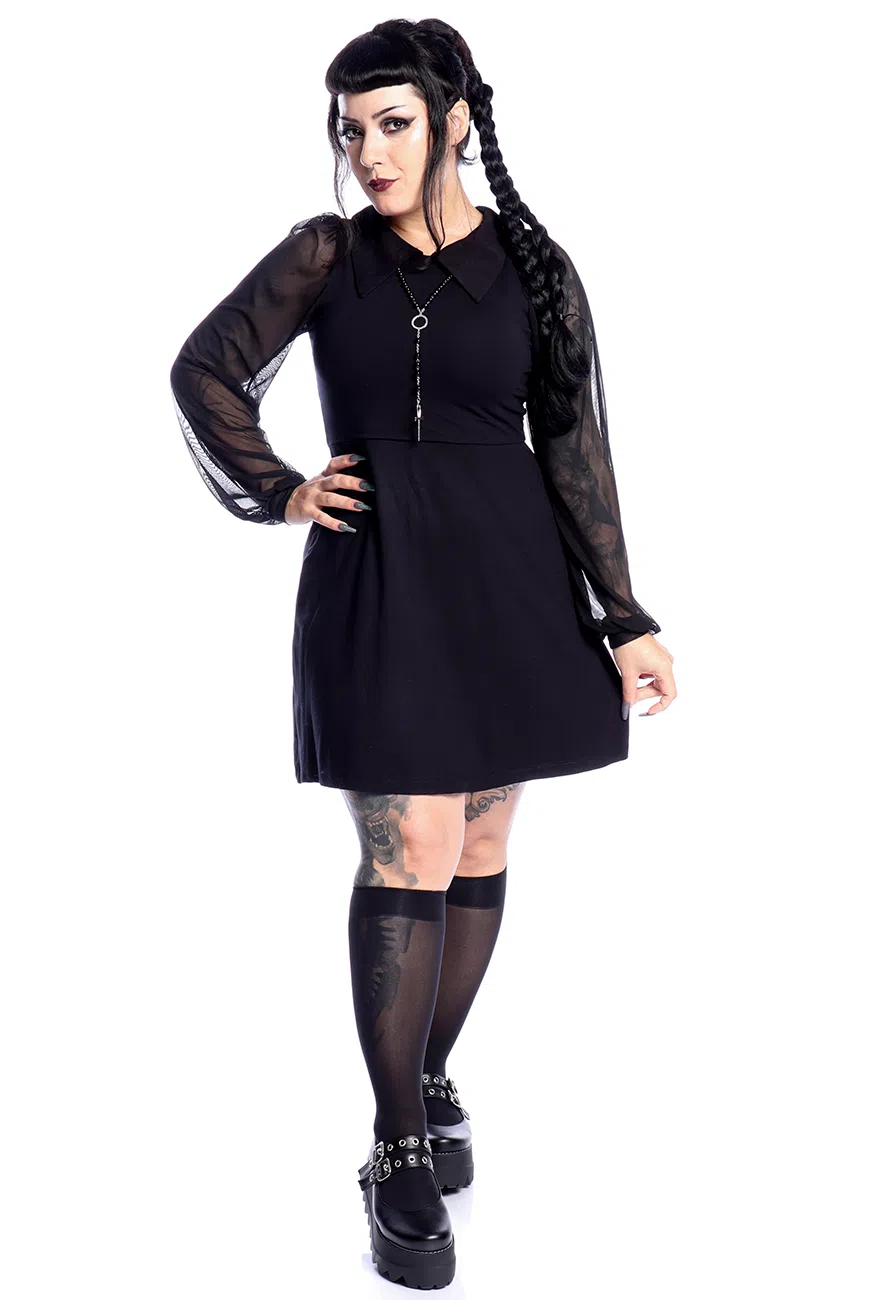 Vestido Manga Longa Tule Gloom - Imagem 4