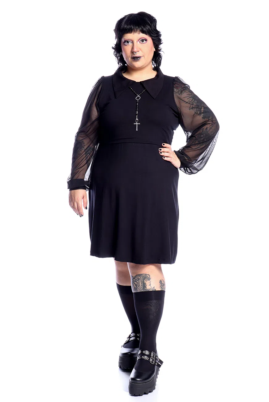 Vestido Manga Longa Tule Gloom - Imagem 5