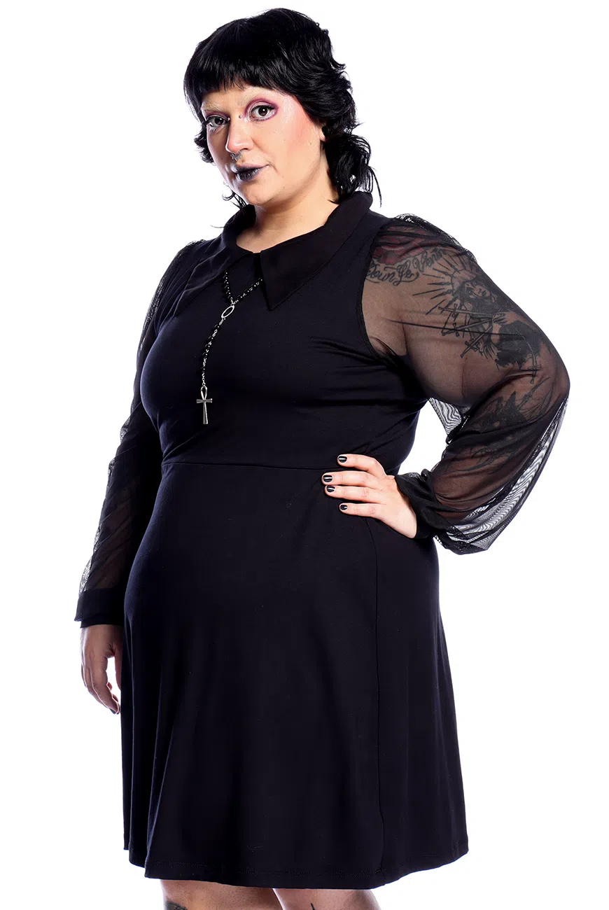 Vestido Manga Longa Tule Gloom - Imagem 7