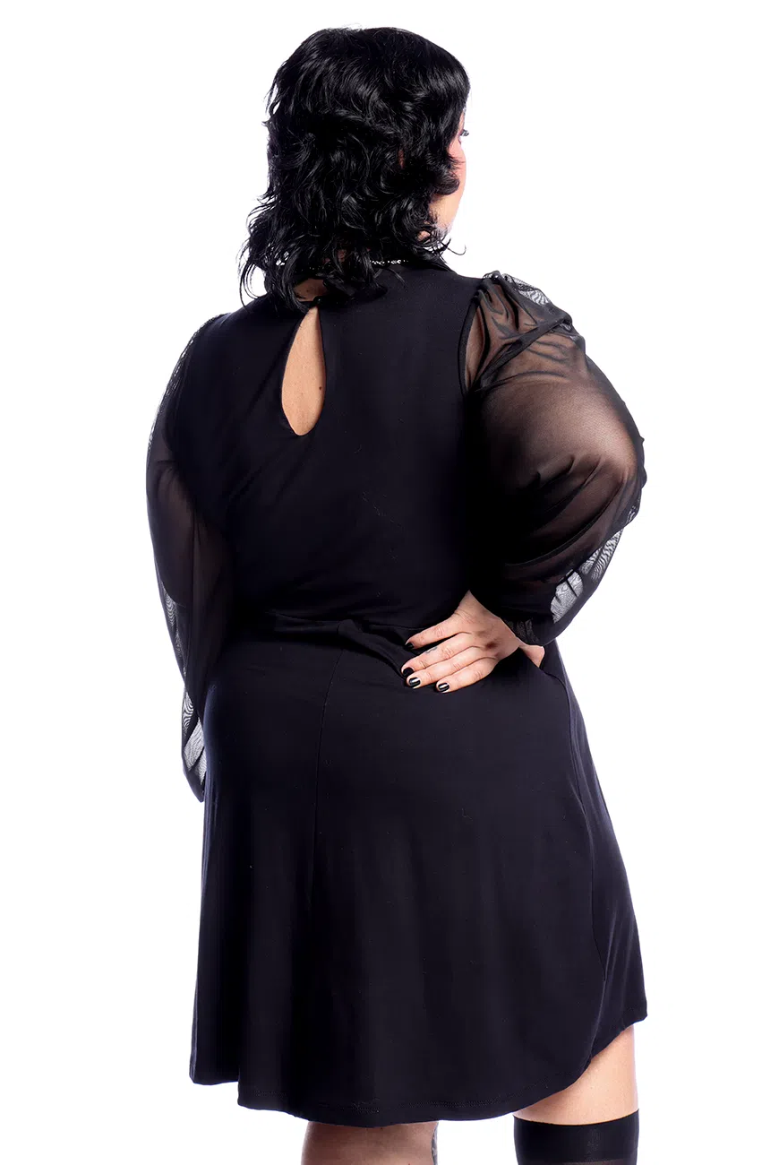 Vestido Manga Longa Tule Gloom - Imagem 9
