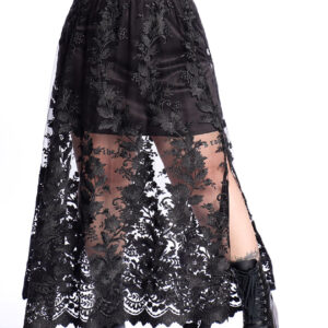 Saia Renda Preta Iris