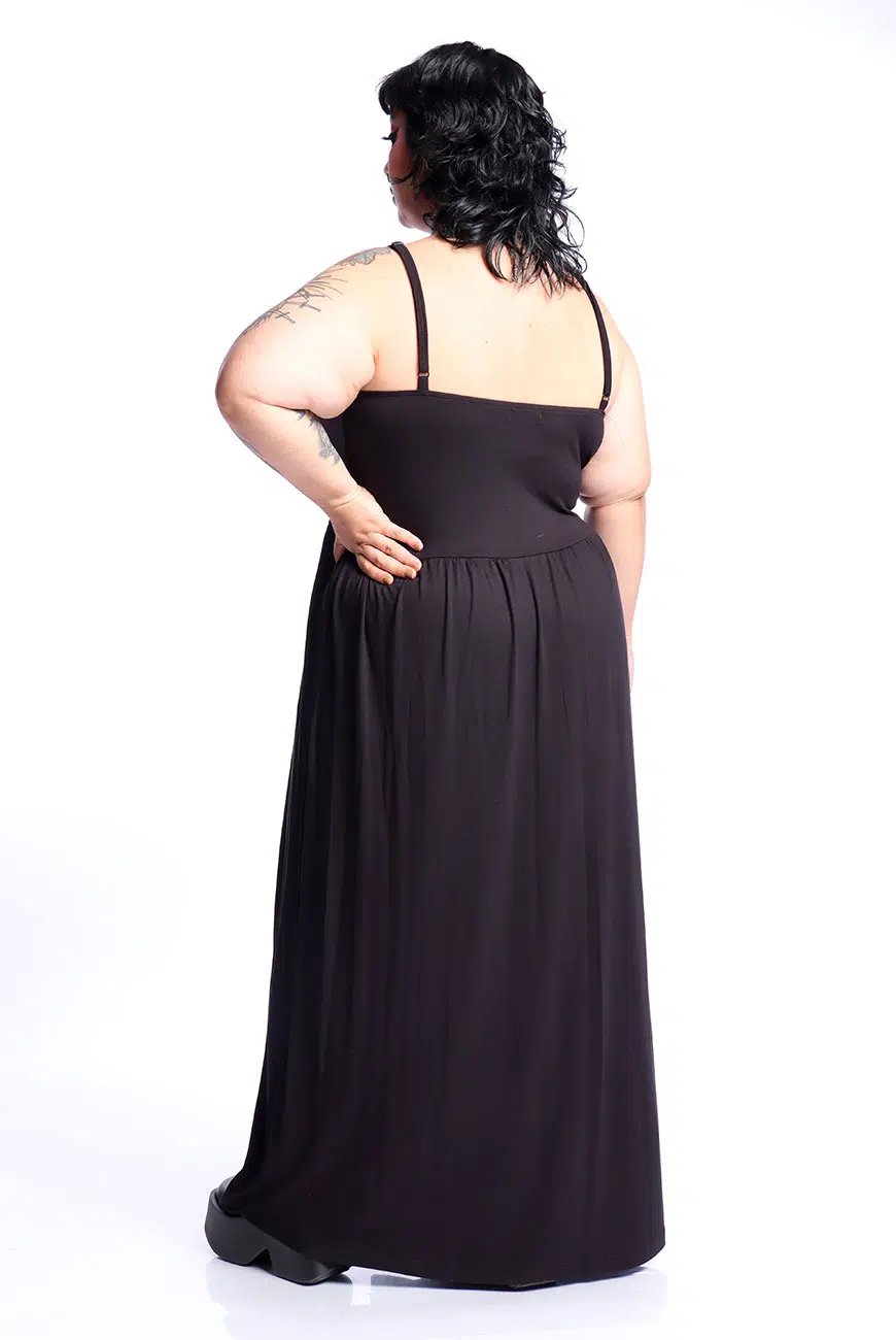 Vestido Longo Fendas Decantas - Imagem 7