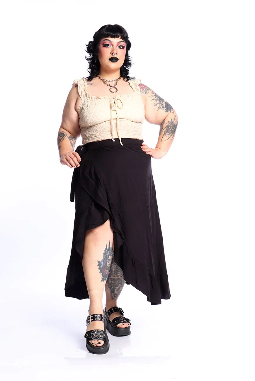 Blusa Renda Off White Witchmaid - Imagem 9