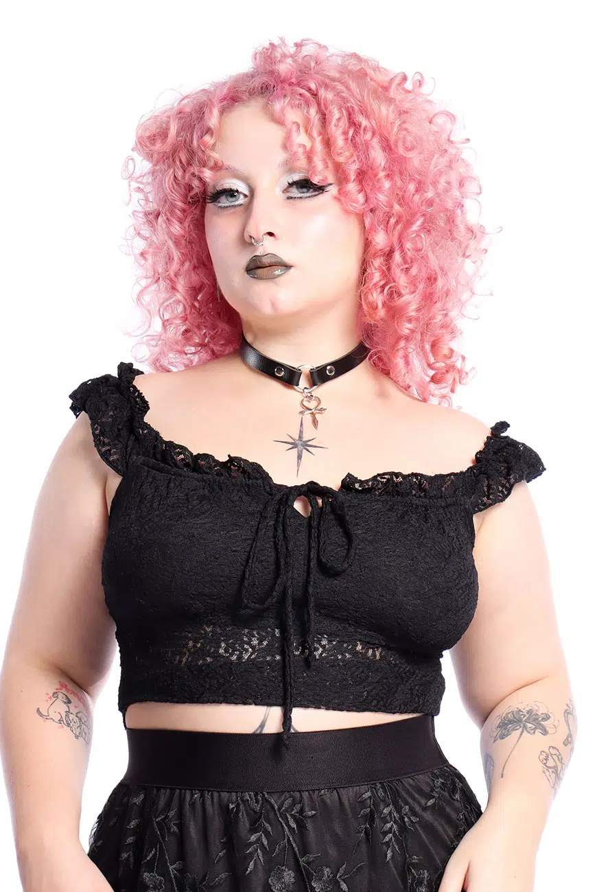 blusa-renda-preta-witchmaid-00 Blusa Renda Preta Witchmaid - Imagem 1