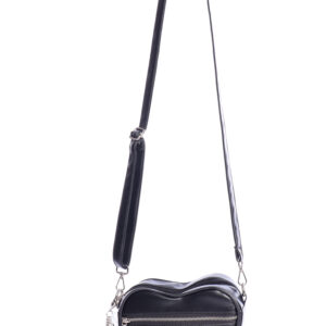 Bolsa Coração Preta Romance