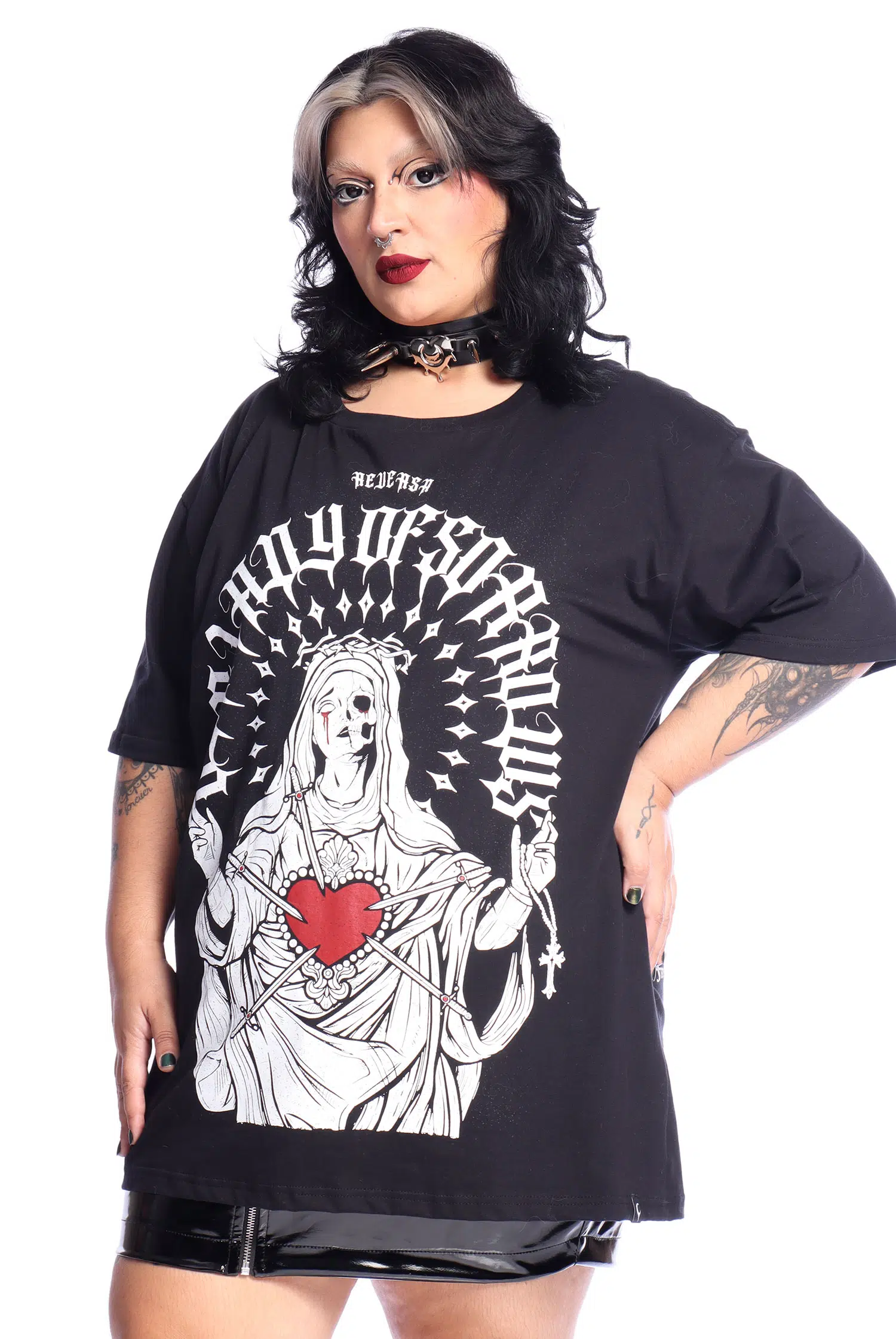Camiseta Unissex Oversized Lady Of Sorrows - Imagem 3