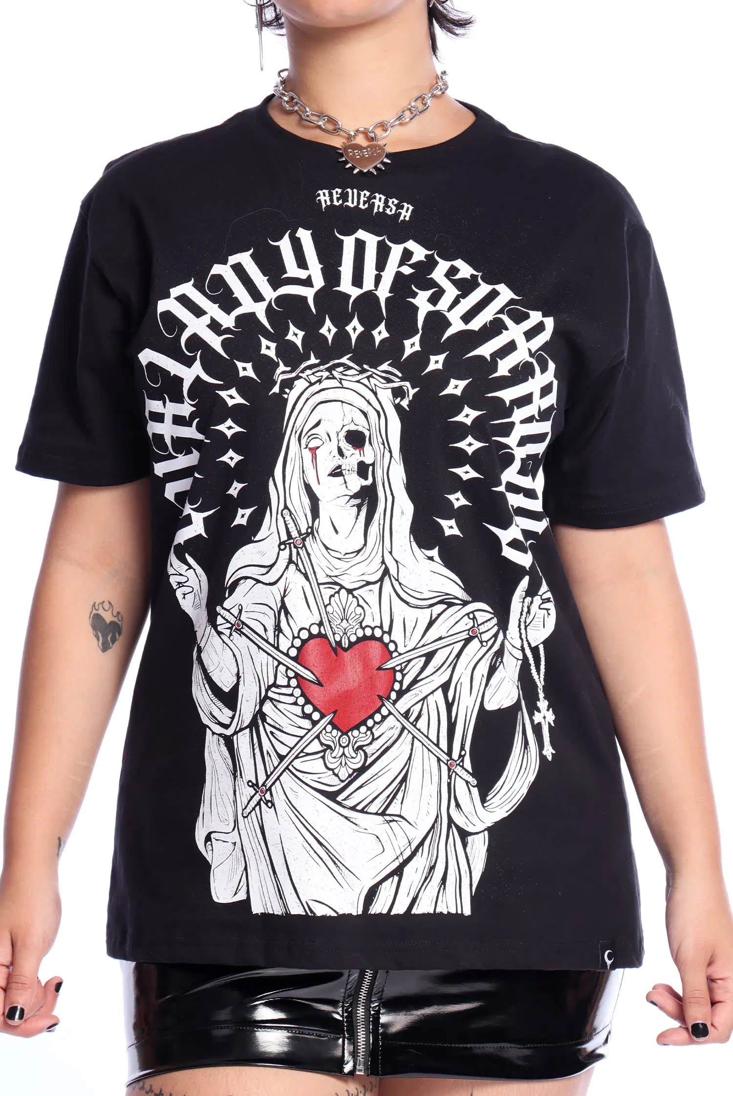 Camiseta Unissex Oversized Lady Of Sorrows - Imagem 10