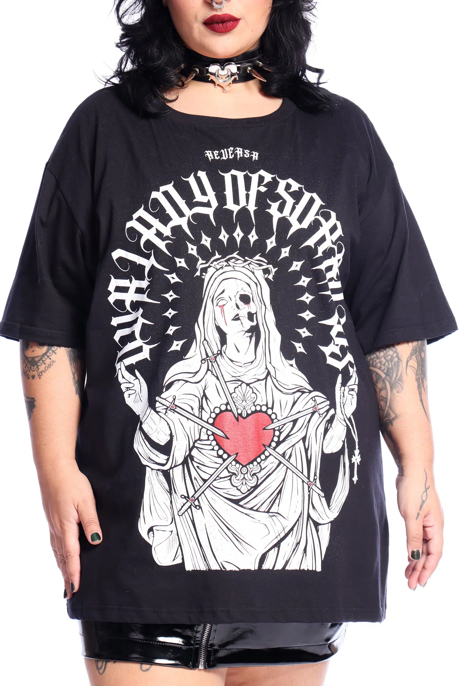 Camiseta Unissex Oversized Lady Of Sorrows - Imagem 11