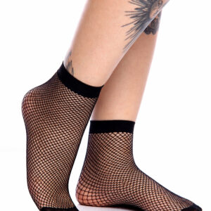 Meia Arrastão Soquete Trama Fechada