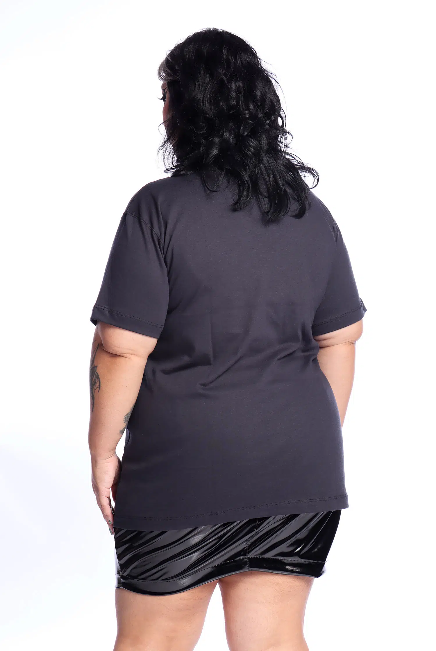 Camiseta Unissex Cinza Cute Can Kill - Imagem 6