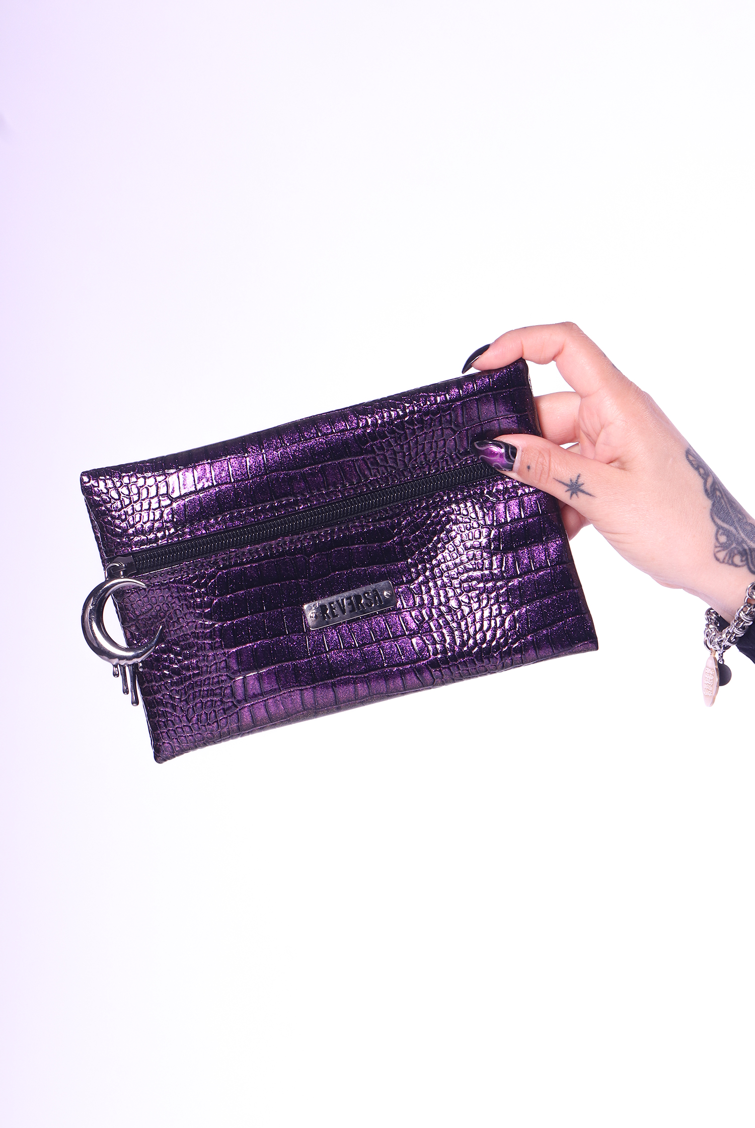 estojo-necessaire-roxo-croco-00 Estojo Necessaire Roxo Croco - Imagem 1
