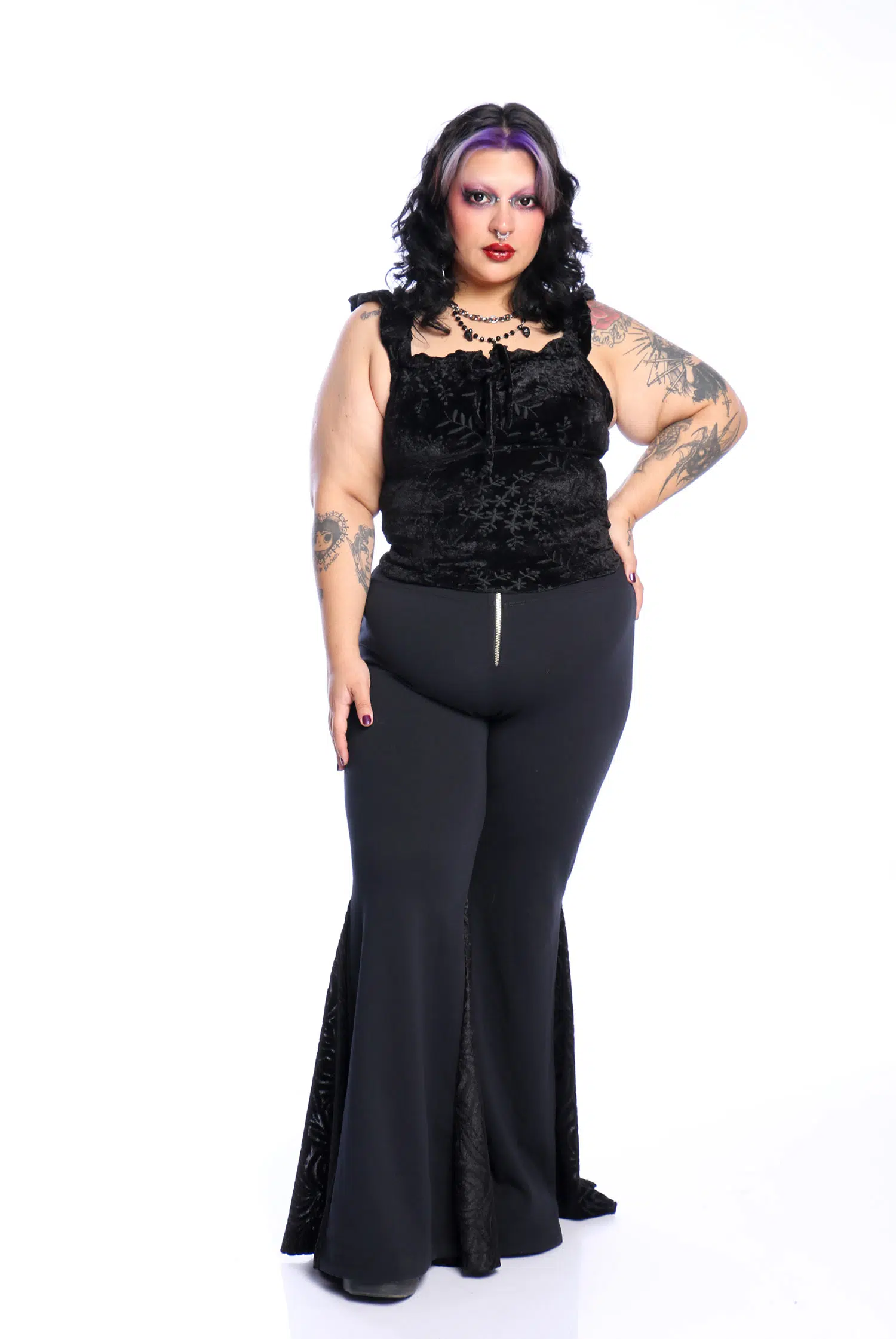 Blusa Veludo Preta Witchmaid - Imagem 10