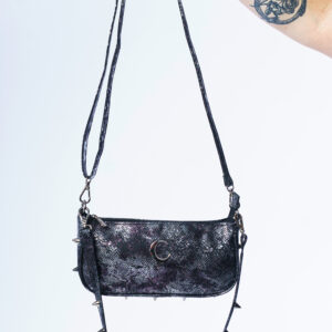 Bolsa Baguete Spikes Cobra Metalizada Savage