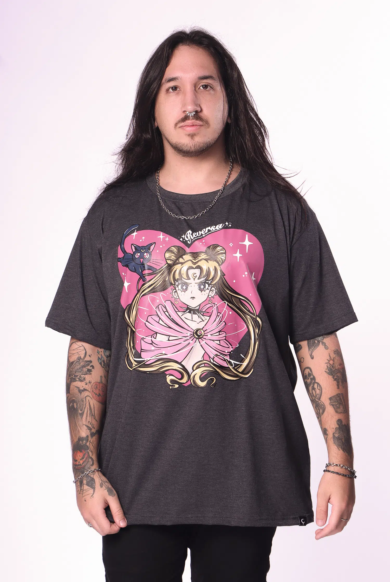 Camiseta Oversized Mescla Tsuki - Imagem 4