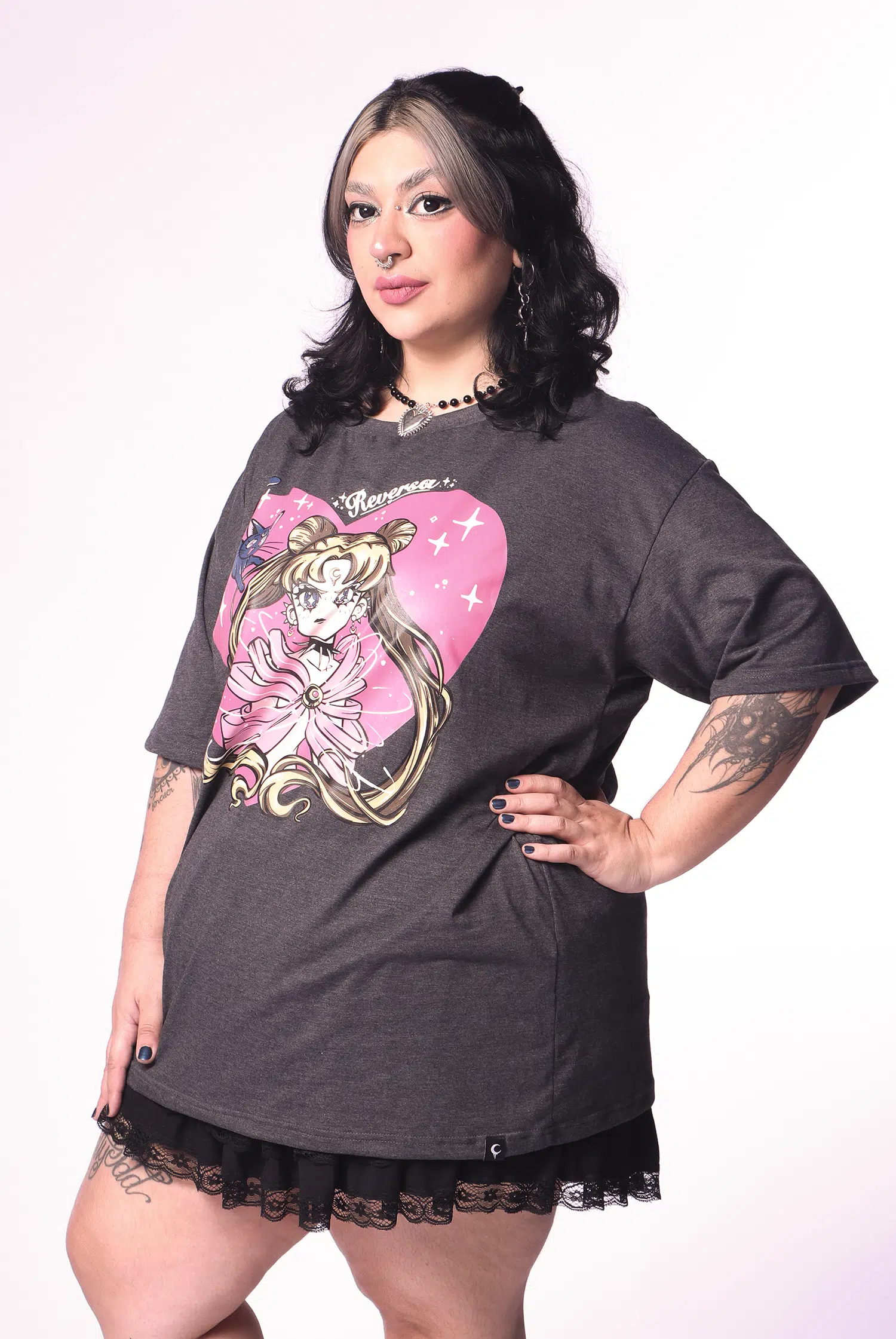 Camiseta Oversized Mescla Tsuki - Imagem 6