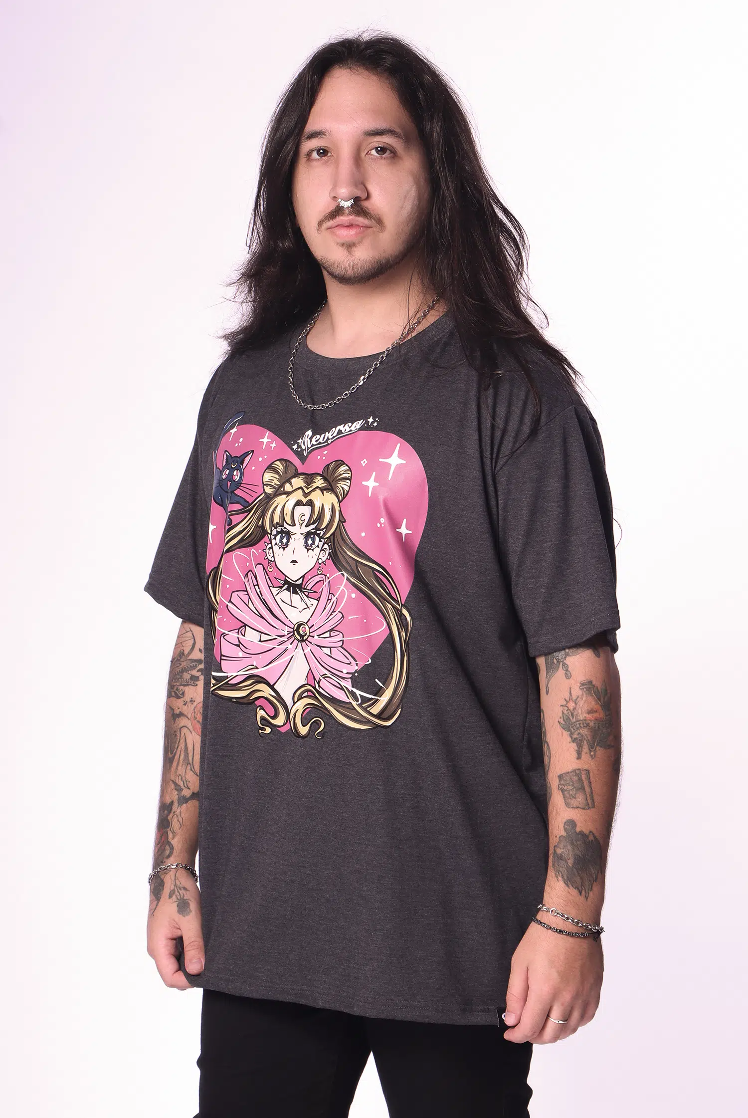 Camiseta Oversized Mescla Tsuki - Imagem 7