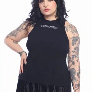 Top Halter Canelado Relic
